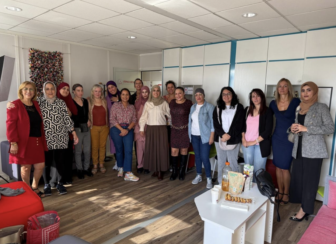 Cérémonie de clôture de session avec les participantes